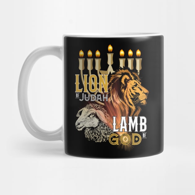 Lion Of Judah Lamb Of God by Claudia Williams Apparel